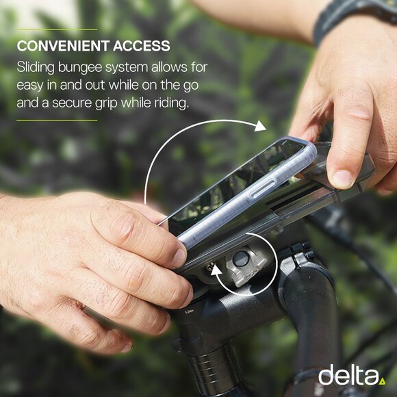 delta cycle XL smartphone adjustable phone holder bike bar mount - Picture 2 of 9
